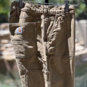 CARHARTT WOMEN’S CRAWFORD DOUBLE FRONT RUUGED FLEX SLIM FIT PANTS (SIZE 16)